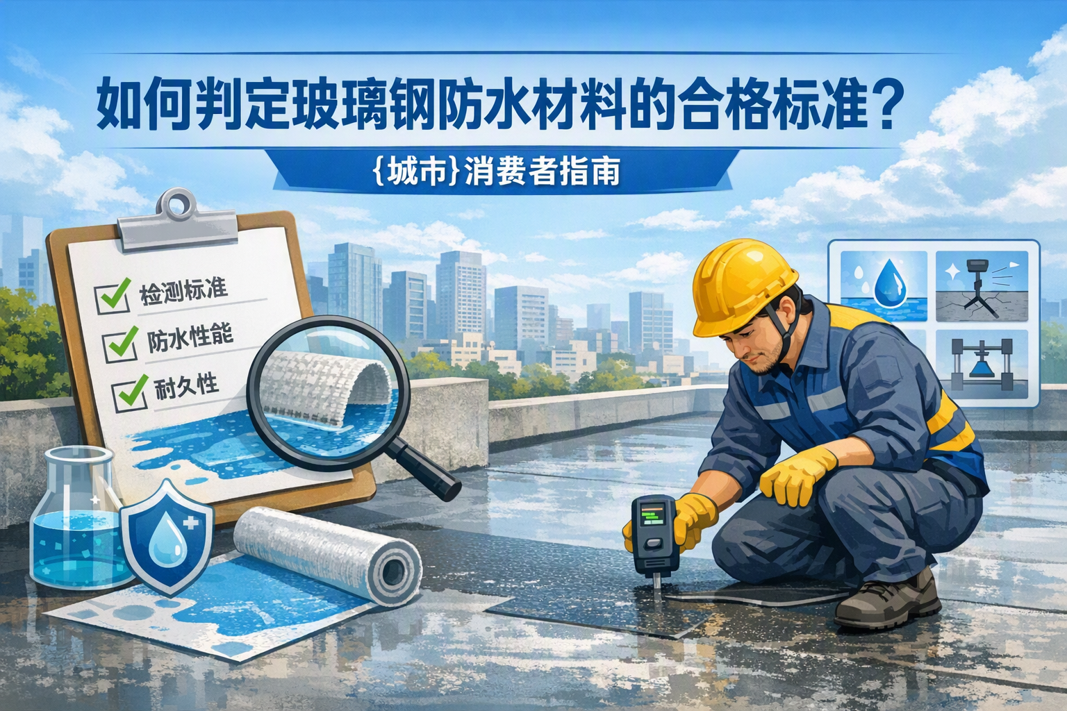 如何判定玻璃钢防水材料的合格标准？ 韶关 消费者指南