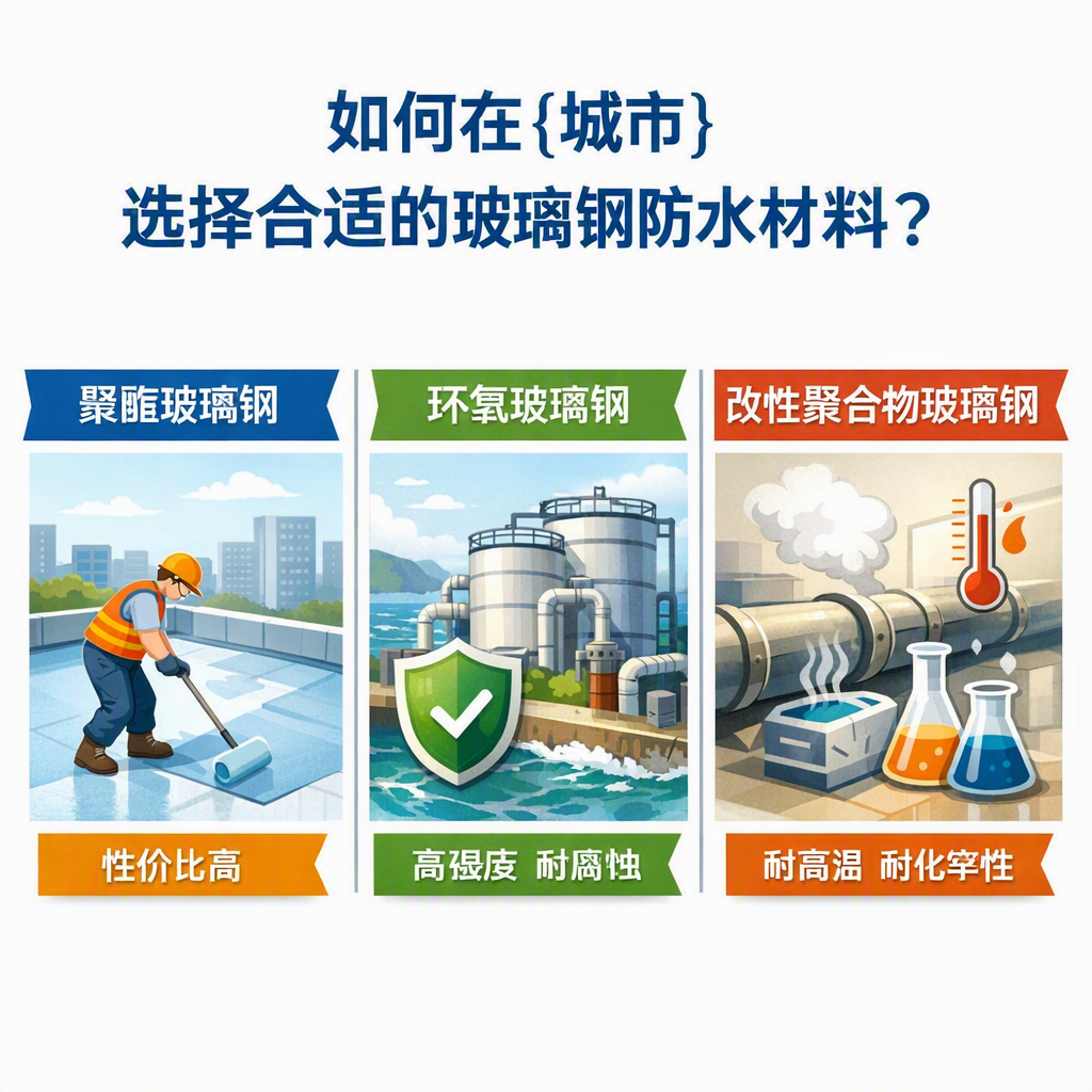 如何在韶关选择合适的玻璃钢防水材料?
