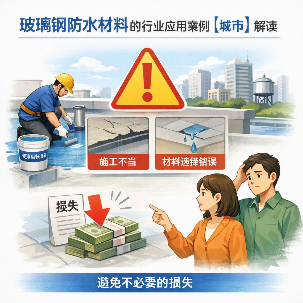 玻璃钢防水材料的行业应用案例，韶关解读